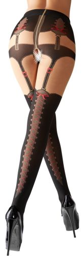 Tights with Suspender Straps Orion - 3