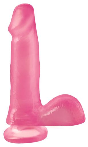 Dong with Suction Cup 6", pink (15.2 cm)