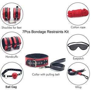 Bondage Restraints 7Pcs BDSM Kit 