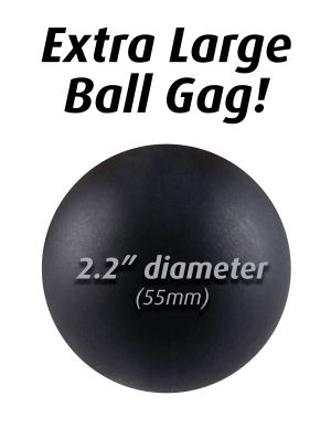 Extreme Ball Gag Black