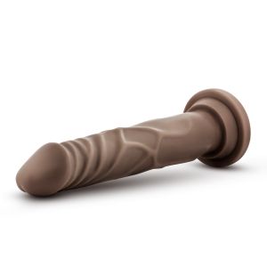 DR. SKIN REALISTIC COCK CHOCOLATE 17.5cm