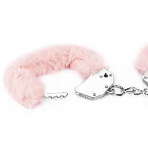 Fetish Pleasure Fluffy Hand Cuffs pink