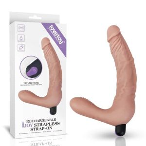 Rechargeable IJOY Strapless Strap-on Flesh
