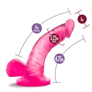 DILDO NATURALLY YOURS MINI COCK Pink 10cm