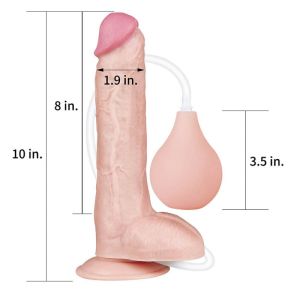 Dildo ejaculare 10 Squirt Extreme Dildo Flesh 25cm