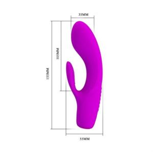 Pretty Love Tim Vibrator Purple 15.5cm
