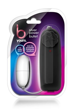 B YOURS SILVER POWER BULLET 5.5cm