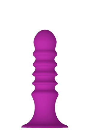 CHEEKY LOVE RIBBED PLUG WITH SUCTION CUP 13.5cm