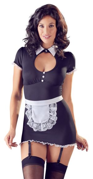 Maid's Dress with suspender straps, Orion - S