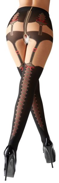 Tights with Suspender Straps Orion - 2