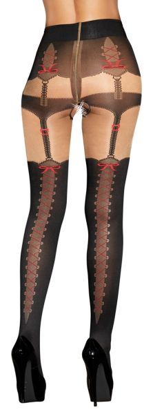 Tights with Suspender Straps Orion - 4