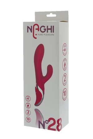 NAGHI NO.28 RECHARGEABLE DUO VIBRATOR 23 cm