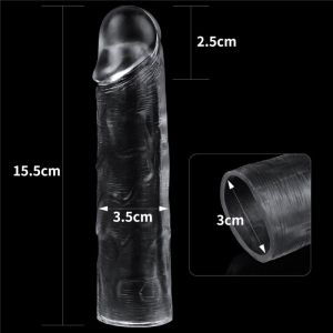 Flawless Clear Penis Sleeve Add 1'' 15.5cm