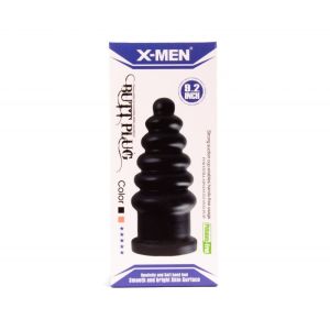 X-MEN 9.2 inch Butt Plug Black 23cm