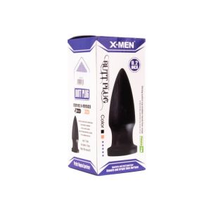 X-MEN Huge Butt Plug Black (22.2cm x 8.2cm)
