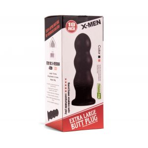 X-MEN Butt Plug Black (24.5cm x 7.2cm)