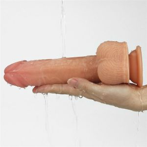 Vibrator 8.5 Dual layered Silicone Rotating Nature Cock Anthony 21.5cm