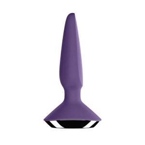 Dop Anal SATISFYER Plug-ilicious 1 purple - cu vibratii 12cm