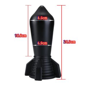 X-MEN 9.6" Huge Plug Black (24.3cm x 8.5cm)