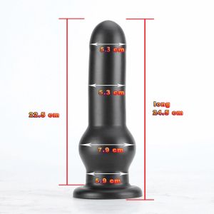 X-MEN Butt Plug Black 24.5cm