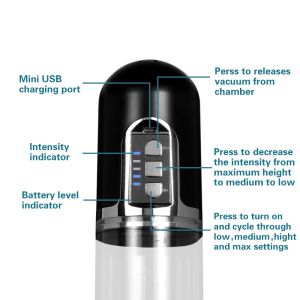 X-MEN Electric Penis Pump White USB Rechargeable