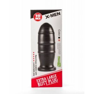 X-Men 10" Extra Large Butt Plug Black I (25.4cm)