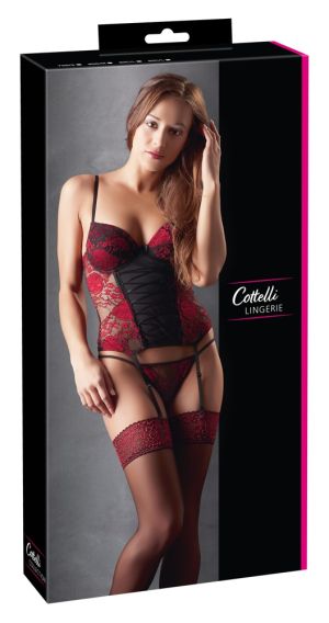 Set corset si chiloti, Cottelli Lingerie - 80C/L