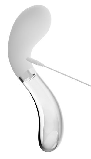 Curve LED Vibrator (20,5 cm) Glass/Silicone