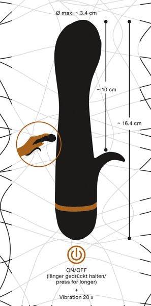 Bendy Tulip Vibrator (16.4cm)