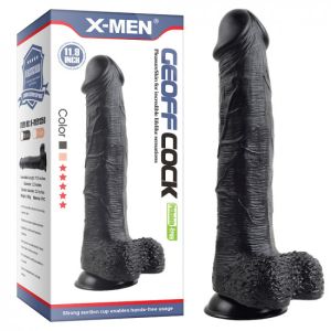X-MEN Geoff 11.9" Cock Black (30 x 5.5cm)