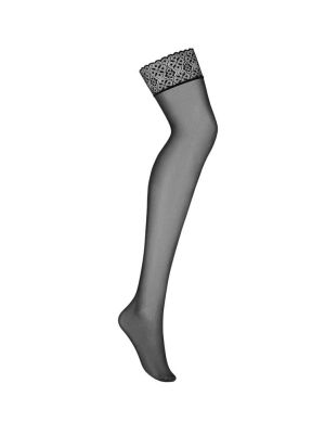Shibu stockings, Obessive, black - L/XL