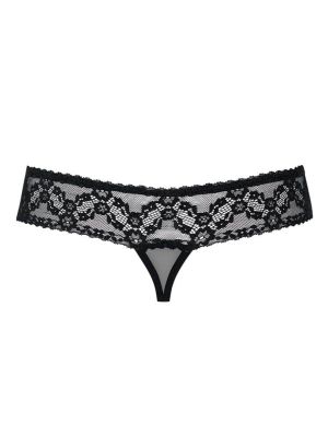 837-THC-1 crotchless panties, black - L/XL