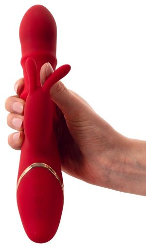  Rabbit Vibrator with 3 Moving Rings (23,7 cm)