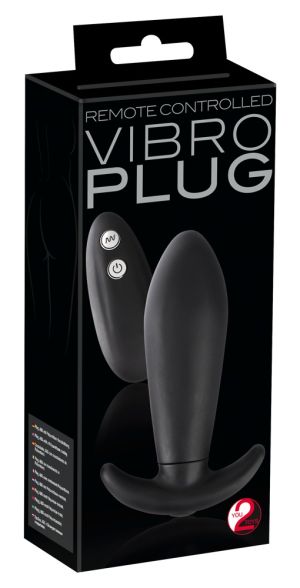 Remote Controlled Vibro Plug (12 cm)