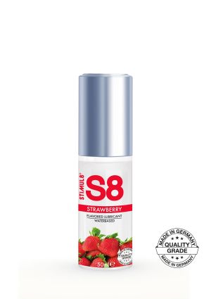 S8 Waterbase Strawberry Flavored Lube 50ml