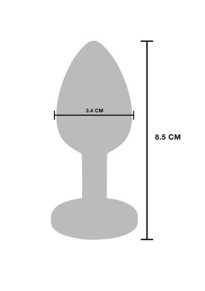 The Glider Vibrating Plug - M (8.5cm)