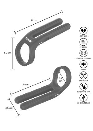 FUSHION Vibrating Couple Ring (11 cm)