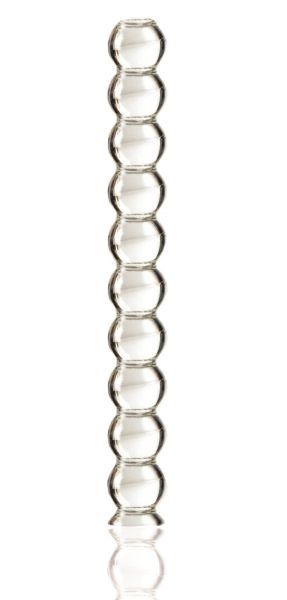 Multi Beads Dildo, Premium Glass (21cm)