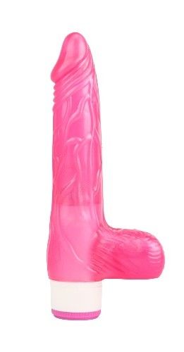 Realistic Vibrator Luv Pleaser, pink (20cm)  